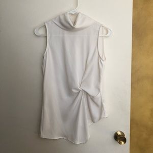Zara Basics - Roll collar sleeveless blouse (XS)